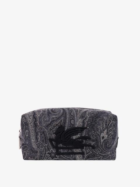 Etro Etro Coated Canvas Beauty Case With Paisley Motif