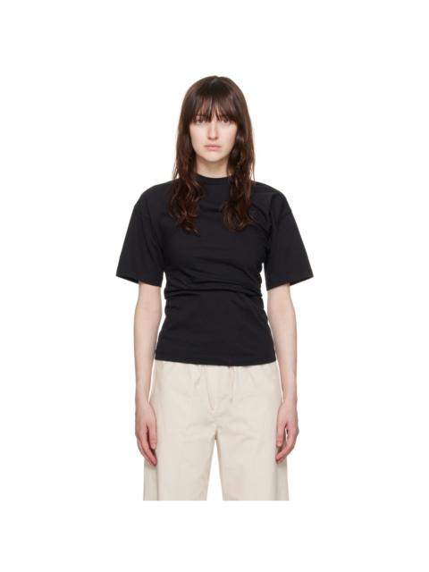 TOTEME Black Twisted T-Shirt