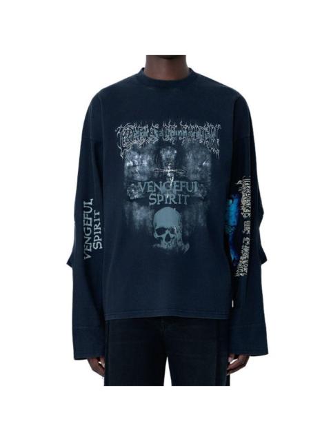 VETEMENTS VETEMENTS Black Spirit T-shirt New & Authentic (Men's size:S