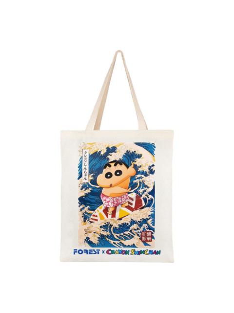 Other Designers Comics - Crayon Shinchan Surfing Tote Bag / Evangelion