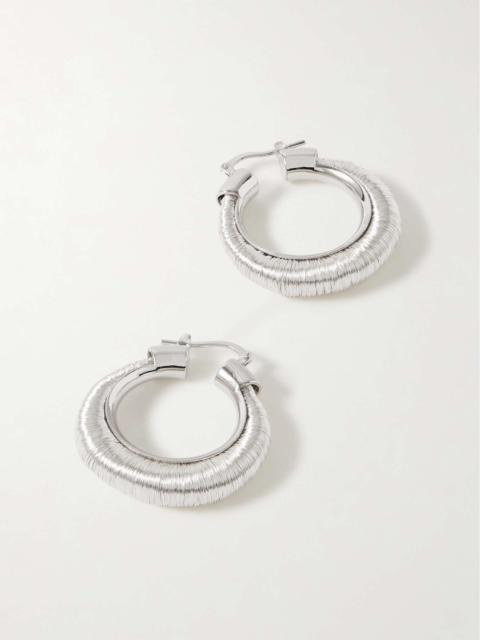 Silver-tone hoop earrings Silver