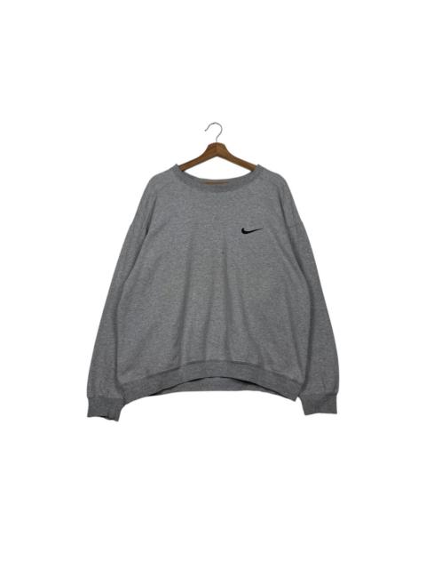 Nike 90's NIKE Embroidery Small Swoosh Logo Sweatshirt #2269-C100