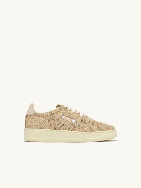 AUTRY MEDALIST EASEKNIT LOW SNEAKERS IN PLATINUM KNIT