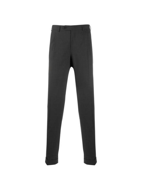 straight-fit tailored trousers