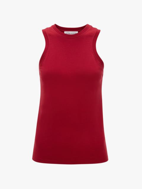 Victoria Beckham Tank Top In Rose