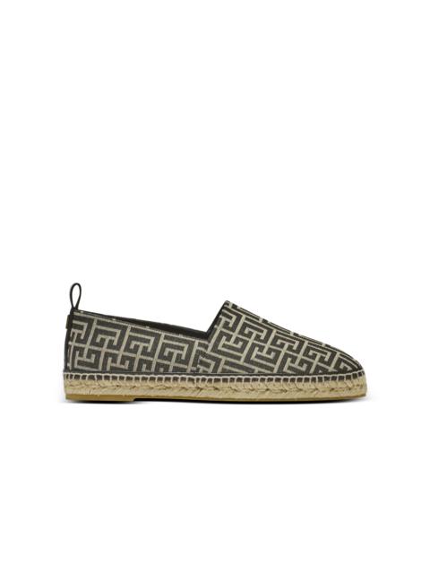 Balmain Monogram jacquard espadrilles
