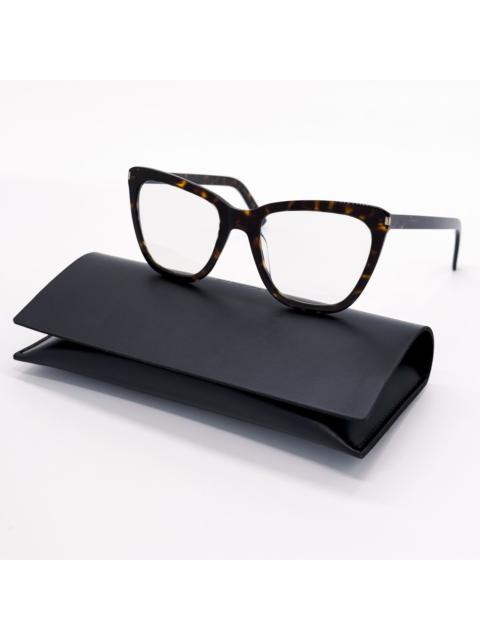 SAINT LAURENT NEW SAINT LAURENT SL 548 SLIM 007 HAVANA WOMEN EYEGLASSES