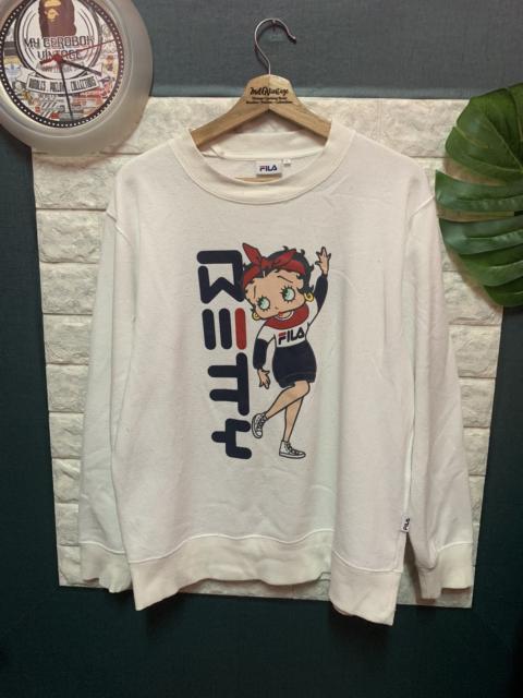 FILA RARE!! Sweatshirt Betty Boop x Fila