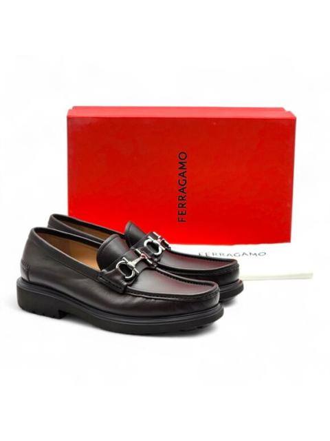 FERRAGAMO Salvatore Ferragamo Glasgow Calfskin Leather Loafers 7.5 EE US 8.5 Brown $950