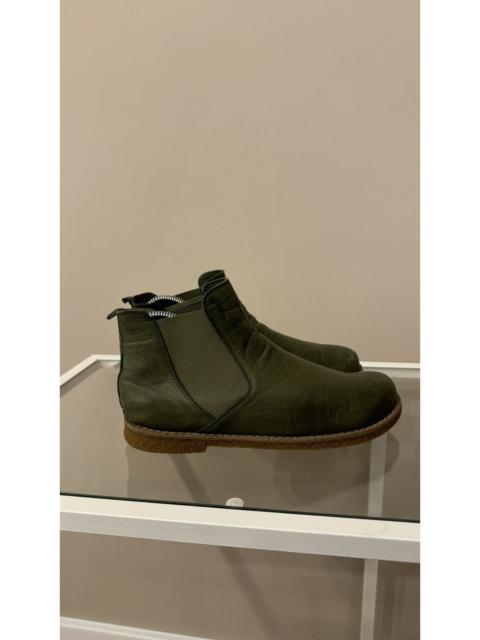 Other Designers Vintage - Andrea Conti shoes green booties boost leather