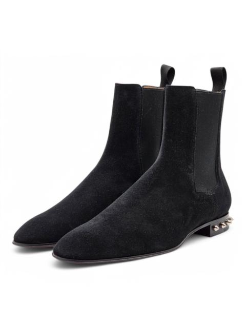 Christian Louboutin So Roadie Flat Suede Boots – Black – EU 40.5 / US 7.5 $1195