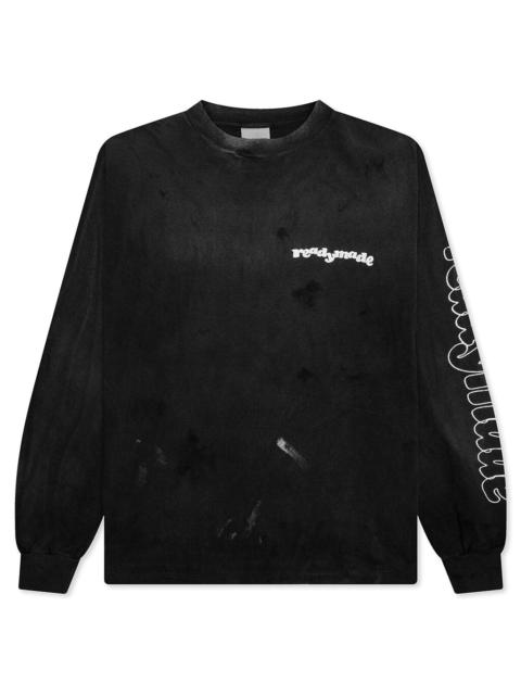 【READYMADE】 L/S T-SHIRT DESTRUCTION READYMADE L/S T-SHIRT DESTRUCTION (BLACK) – LOOM OSAKA