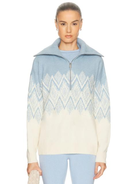 VARLEY Hedda Fairisle Half Zip Jacket