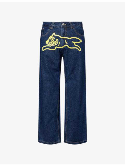 ICECREAM Running Dog Double Scoop Straight-Leg Denim Jeans