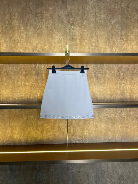 Miu Miu Miu Miu Crystal Embellished Skirt