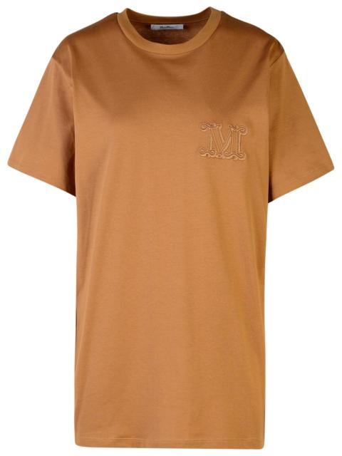 Max Mara Max Mara Brown Cotton T-Shirt Woman