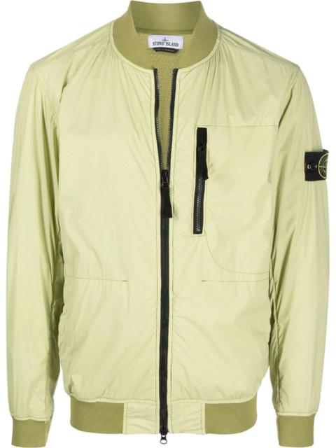 Stone Island Compass-patch zip-up jacket