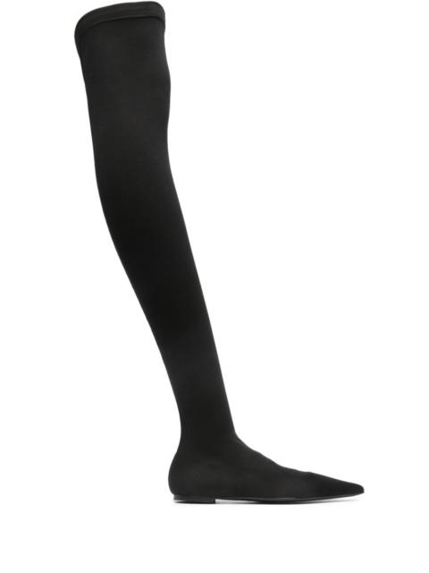 Dolce & Gabbana Dolce & Gabbana Women Stretch Jersey Over-The-Knee Boots
