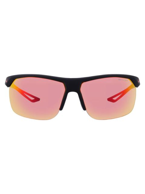 Nike Nike Grey Multilayer Red Wrap Men's Sunglasses NIKE TRAINER M N IF2484X 006 67