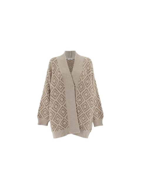 Brunello Cucinelli Brunello Cucinelli Beige Wool Silk Knit Sweater