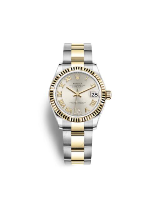 ROLEX Rolex Datejust 31 Silver Dial Automatic Ladies Steel and 18kt Yellow Gold Oyster Watch 278273SRDO