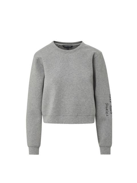 VERONICA BEARD BEAUMONT EMBROIDERED SWEATSHIRT