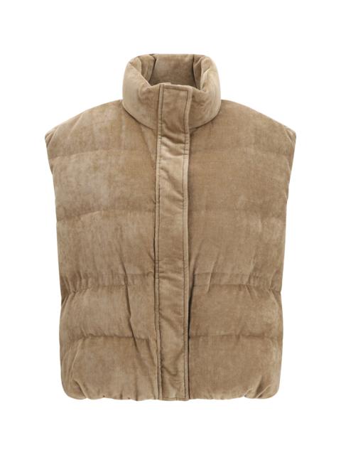 Brunello Cucinelli Brunello Cucinelli Sleeveless Padded Vest Cappuccino
