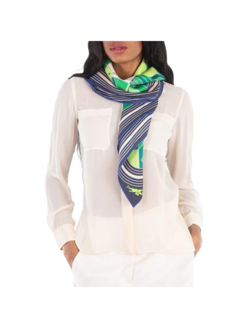 Longchamp Longchamp League Sqaure Silk Scarf