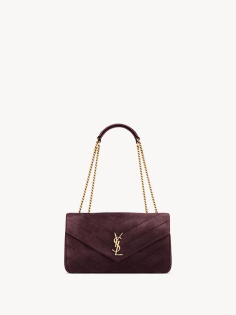 SAINT LAURENT LOULOU MEDIUM IN MATELASSÉ SUEDE