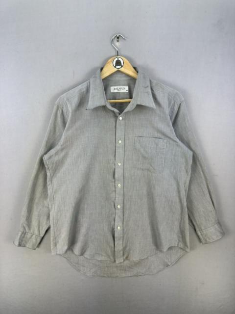 Balmain Vintage Balmain Paris Plain Flannel Shirt
