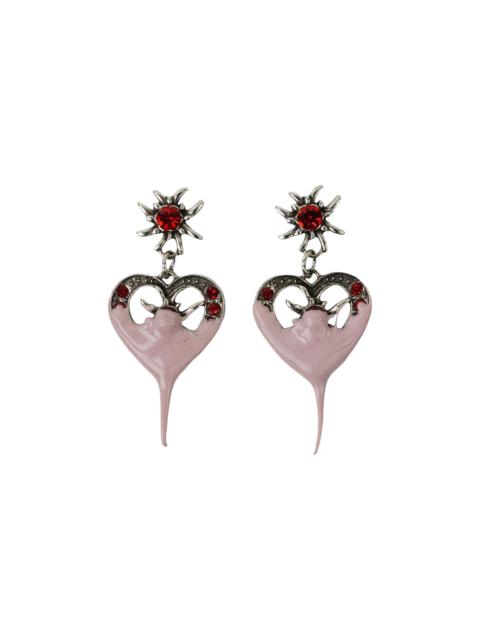 OTTOLINGER Ottolinger Dipped Heart Earring 'Purple'