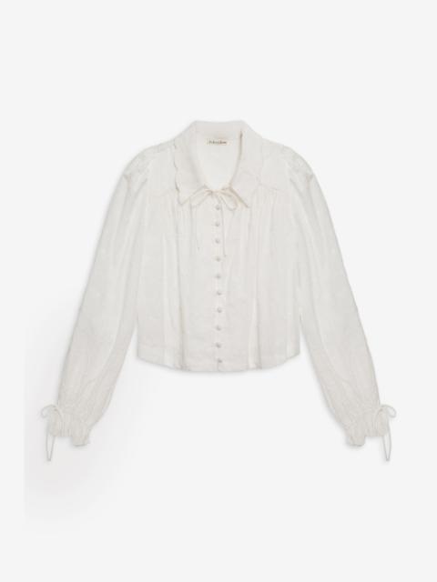 For Love & Lemons Edie Eyelet Top