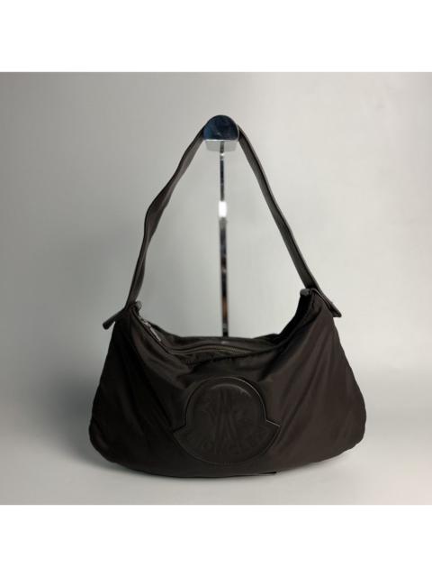 Moncler Moncler 2006 Nylon Shoulder Bag in Brown