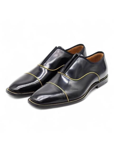 Christian Louboutin Alpha Male Patent Leather Oxford Shoes Black EU 40.5 US 7.5