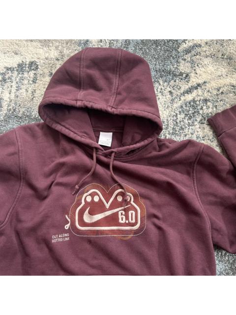 Nike MiD 2000s NiKE 6.0 CUT OUT MUTANT LOGO HOODiE SWEATSHiRT