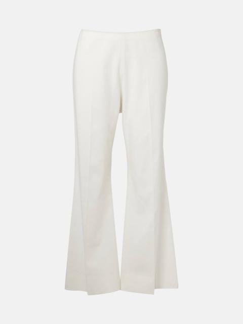 KHAITE Walter cotton canvas flared pants