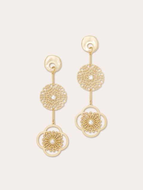 RAMY BROOK Selina Medallion Statement Earrings