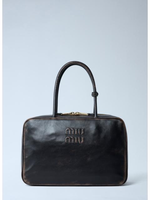 Miu Miu Miu Miu Women Beau Leather Handbag