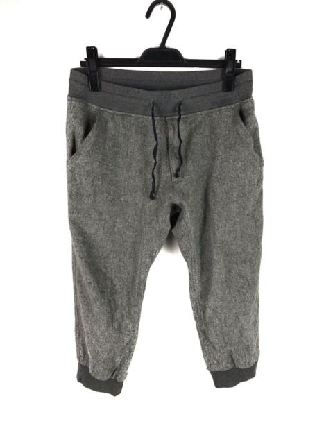 Other Designers Japanese Brand - SLICK WOOL JOGGER/SWEAT CROPPED PANTS