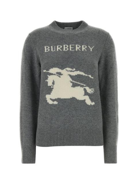 Burberry Grey wool blend sweater