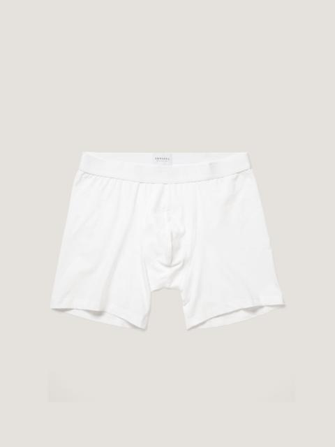 Sunspel Long Leg Stretch Cotton Trunks