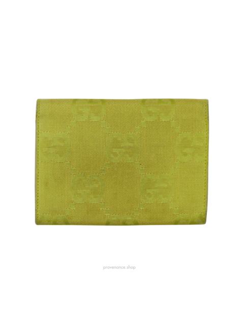 GUCCI GG Neon Compact Trifold Wallet