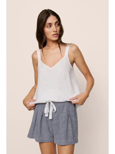 eberjey Linen Blend V Neck Cami