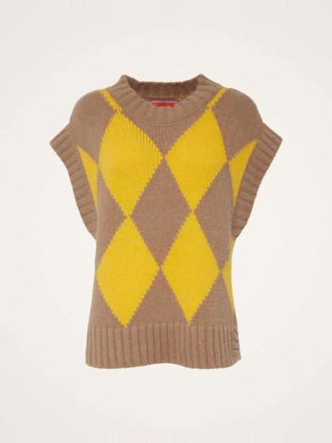 La DoubleJ Argyle Gilet