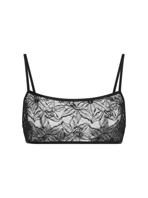 Cutie Stretch-Lace Bra Top black