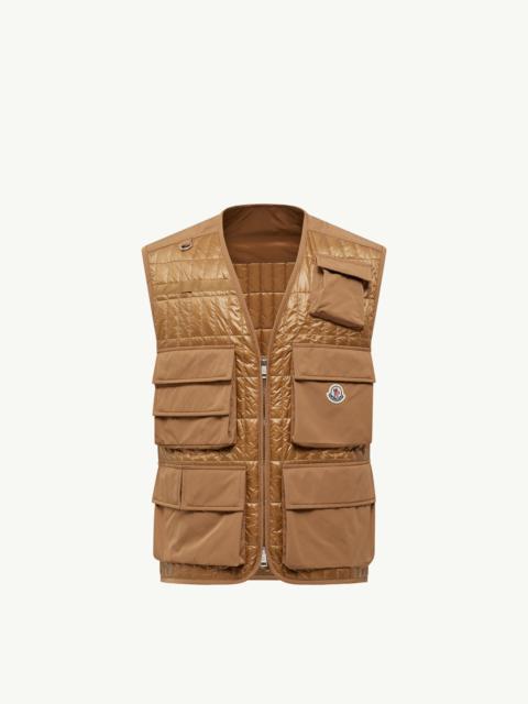 Moncler Ytise Vertical-Quilted Padded Vest