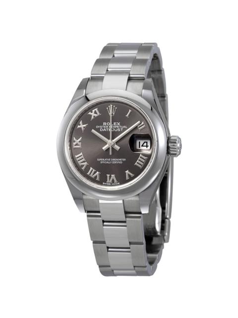 ROLEX Rolex Lady Datejust Automatic Grey Dial Ladies Oyster Watch 279160GYRO