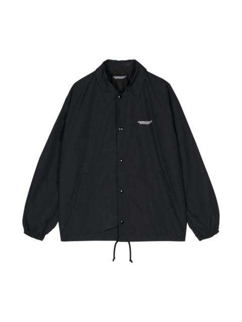 UNDERCOVER LOGO-PRINT BOMBER JACKET