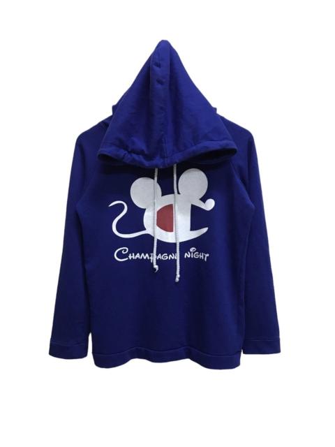 Other Designers Japanese Brand - CHAMPAGNE NIGHT PARODY MICKEY MOUSE CHAMPION SWEAT HOODIE