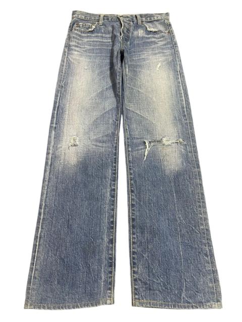 Levi's Vintage 90s Levis 501 Blue Wash Distress Style Jeans